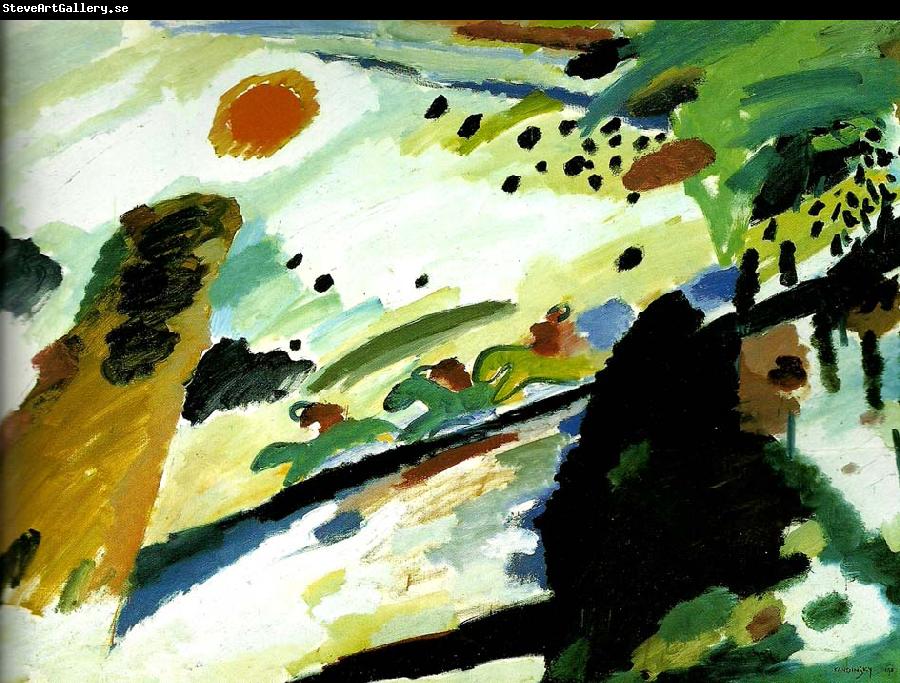 Wassily Kandinsky romantic landscape